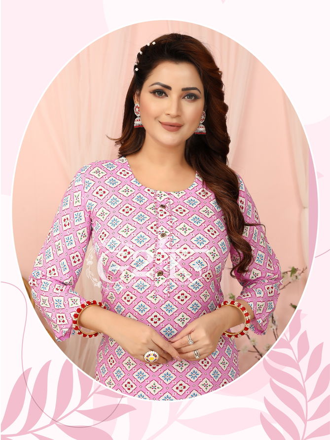 G2K Gulabo Rayon Printed Kurti With Bottom Wholesale Market In Surat